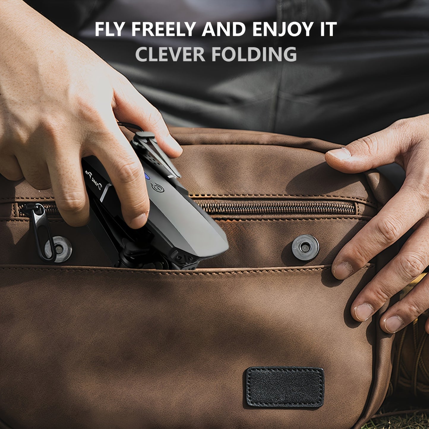 E88 Quadcopter Drone with Dual HD Cameras, One-Key Return, WiFi Connection, 4-Spinner Control, USB Charging, 85g Max Takeoff - Ideal for Christmas, Halloween, Thanksgiving Gift